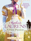 A Fine Passion (eBook): Bastion Club Series, Book 4